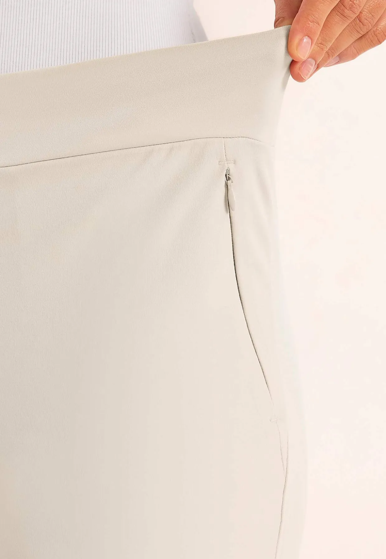 Alsidige jerseybukser med en bootcut Daria