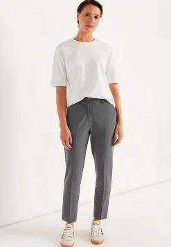 Ankelbukser med pressefold Pia