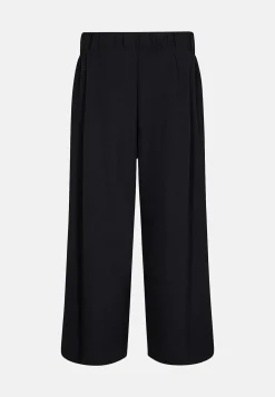 Ankellange jerseybukser med brede ben