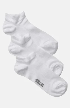 Ankelstrømpe i bomuldsviscose 3-pack