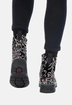 Ankelstøvle med pailleter