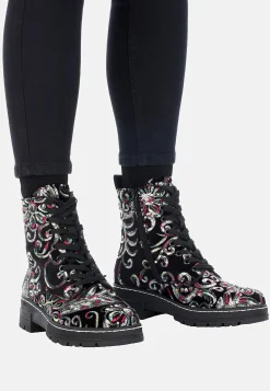 Ankelstøvle med pailleter