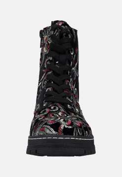 Ankelstøvle med pailleter