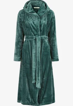 Badekåbe i fleece med hætte