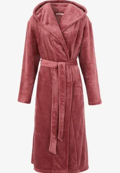 Badekåbe i fleece med hætte