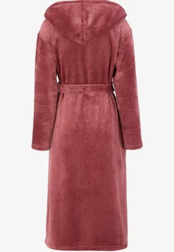 Badekåbe i fleece med hætte