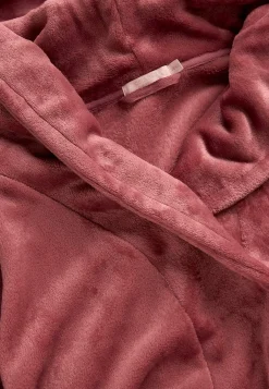 Badekåbe i fleece med hætte