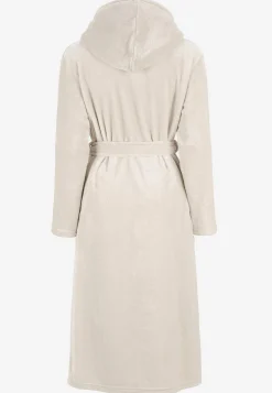 Badekåbe i fleece med hætte