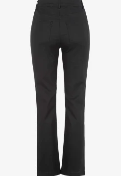 Belagte bukser med lige ben