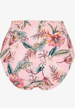 Bikiniunderdel med høj talje og et blomstermønster Verona