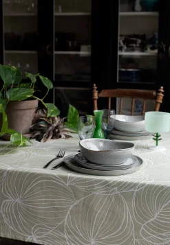 Bladmønstret, stilren dug