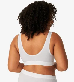 Blød BH-top i bomuld Double comfort