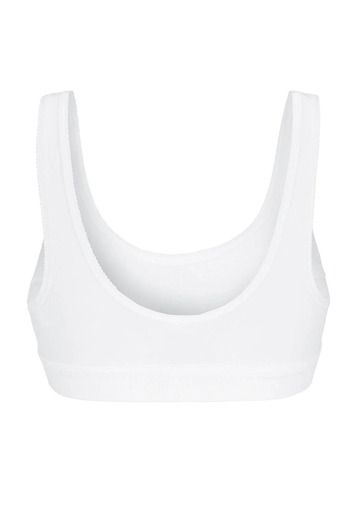 Blød BH-top i bomuld Double comfort