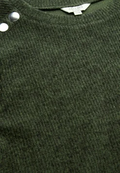 Blød jerseytrøje med knapper Beata