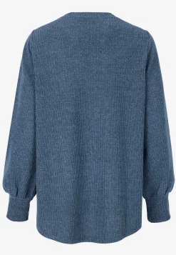 Blød jerseytrøje med knapper Beata | Cellbes