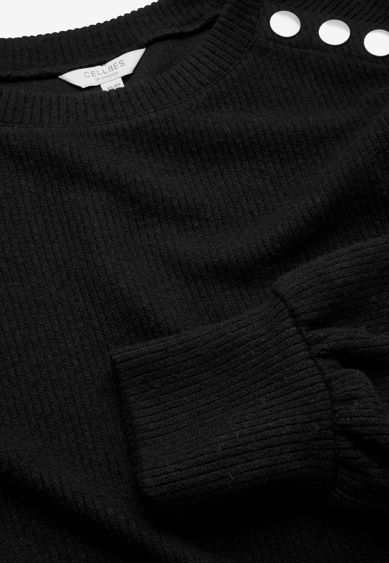 Blød jerseytrøje med knapper Beata