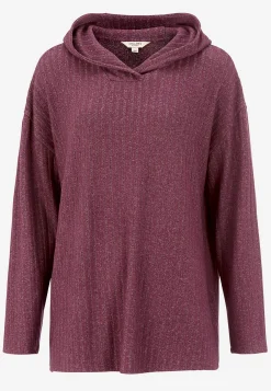 Blød jerseytunika med hætte