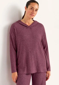 Blød jerseytunika med hætte