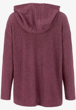 Blød jerseytunika med hætte