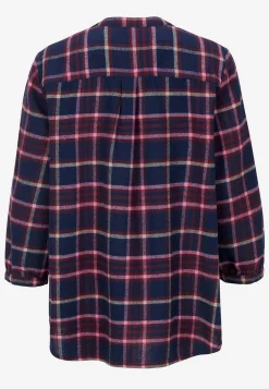 Bluse i flonel med brystlomme | Cellbes