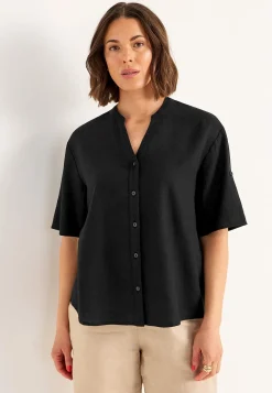 Bluse i hørblanding