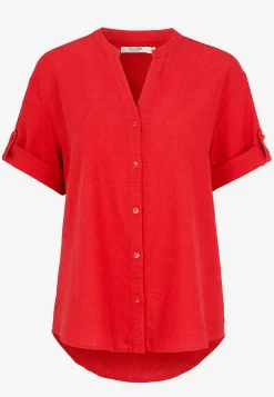 Bluse i hørblanding