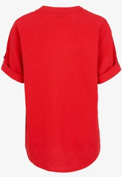 Bluse i hørblanding