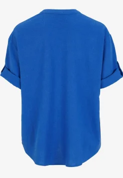 Bluse i hørblanding