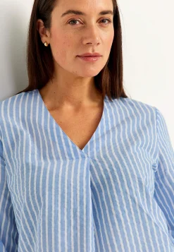 Bluse i seersucker | Cellbes