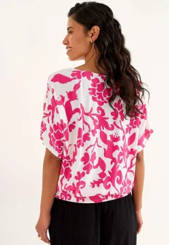 Bluse i viskosecrepe | Cellbes