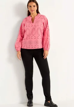 Bluse med broderi | Cellbes