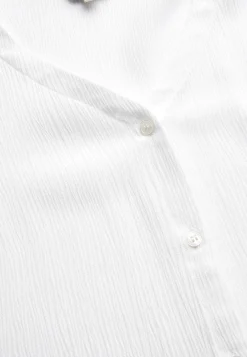 Bluse med crepe kvalitet