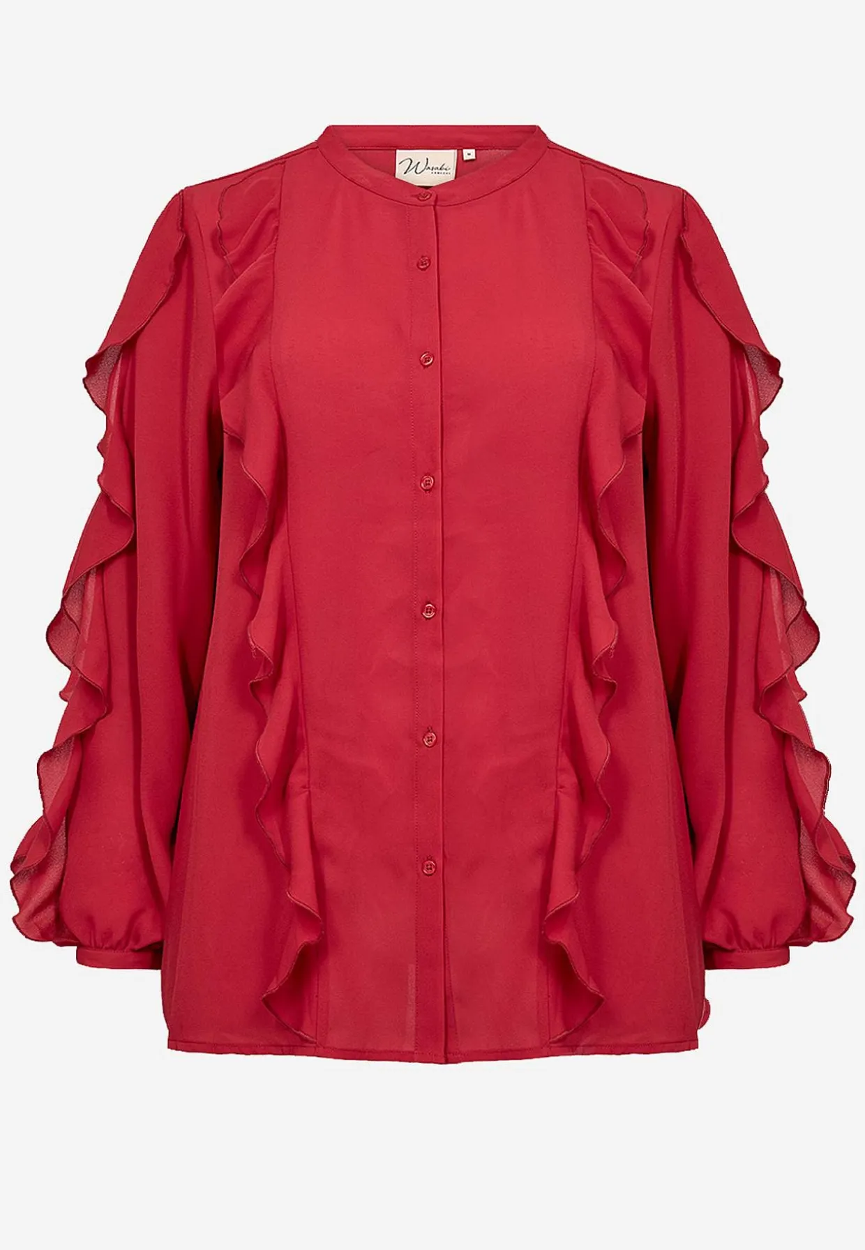 Bluse med volanter | Cellbes