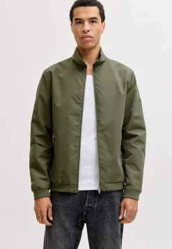 Bomberjakke med mat overflade