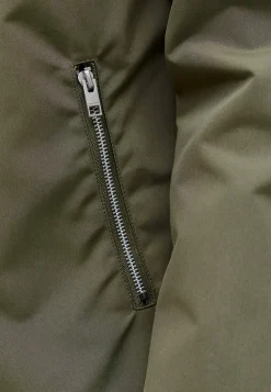 Bomberjakke med mat overflade