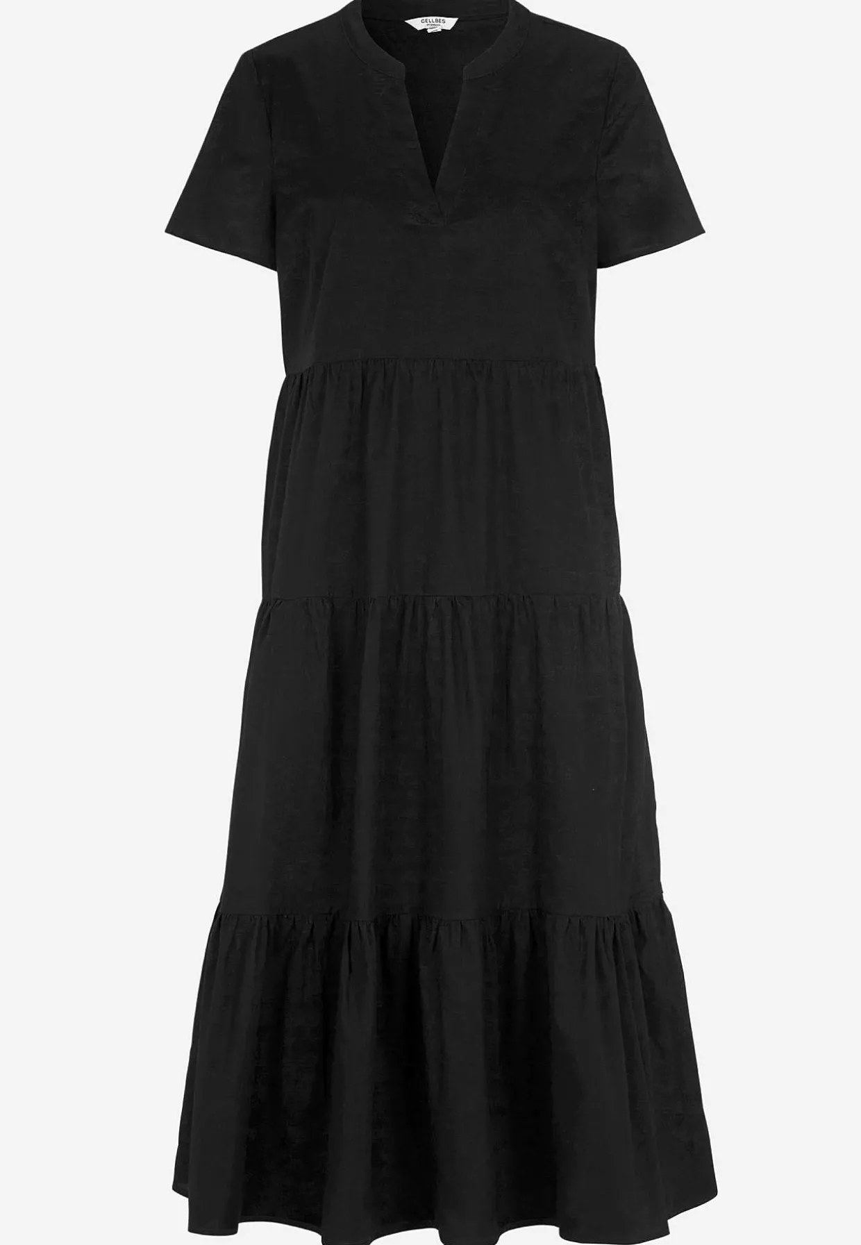 Bomuldskjole med volant