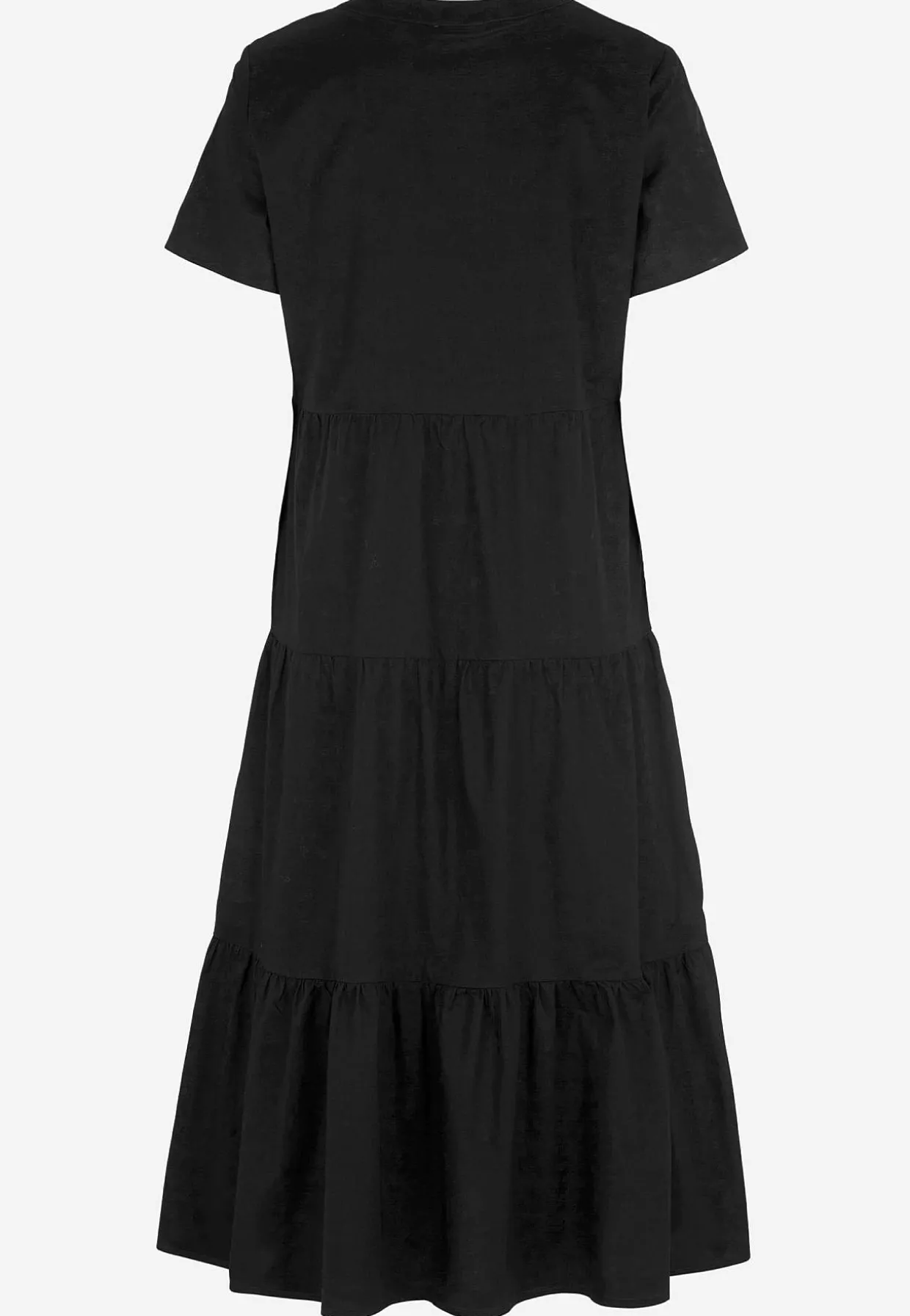 Bomuldskjole med volant