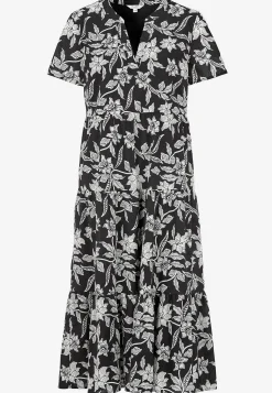 Bomuldskjole med volant