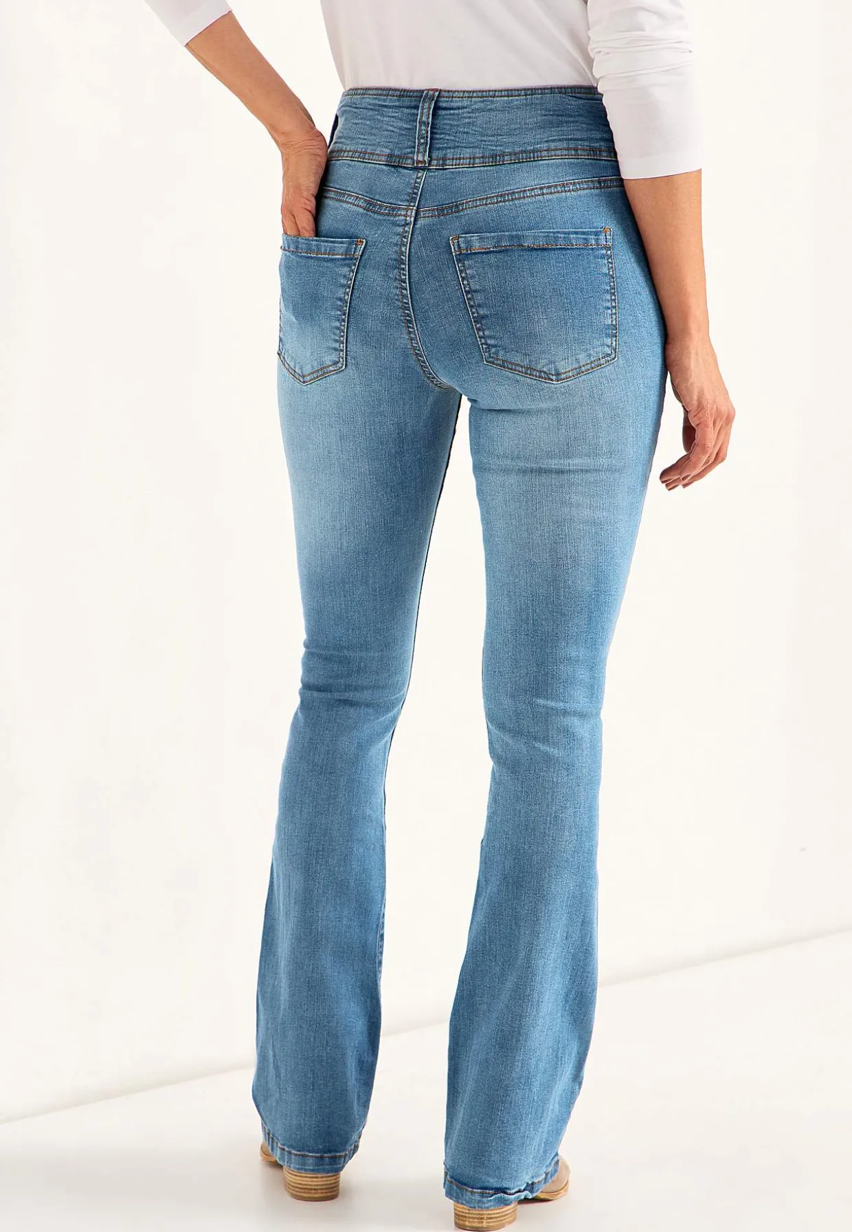 Bootcut jeans med høj talje Jennifer