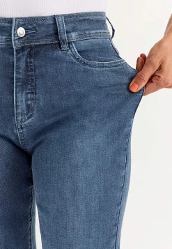Bootcut jeans med superstræk Sara
