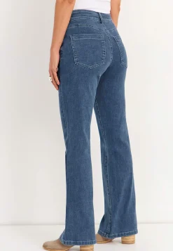 Bootcut jeans med superstræk Sara