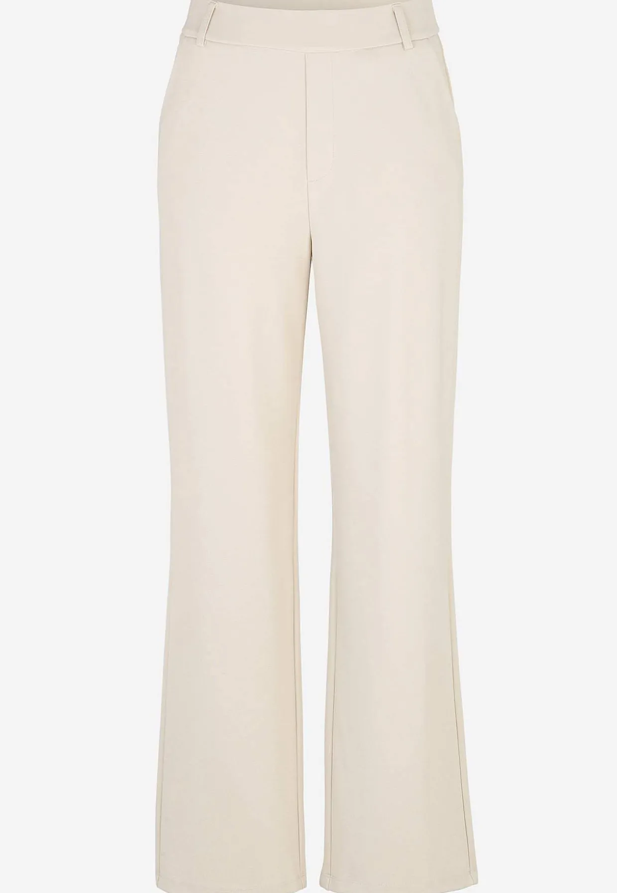 Brede bukser i Punto di Roma jersey med lommer Lisa