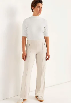 Brede bukser i Punto di Roma jersey Lisa