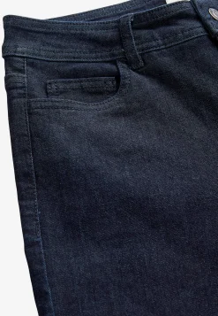 Brede jeans i denim med superstræk Sara