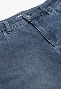 Brede jeans i denim med superstræk Sara