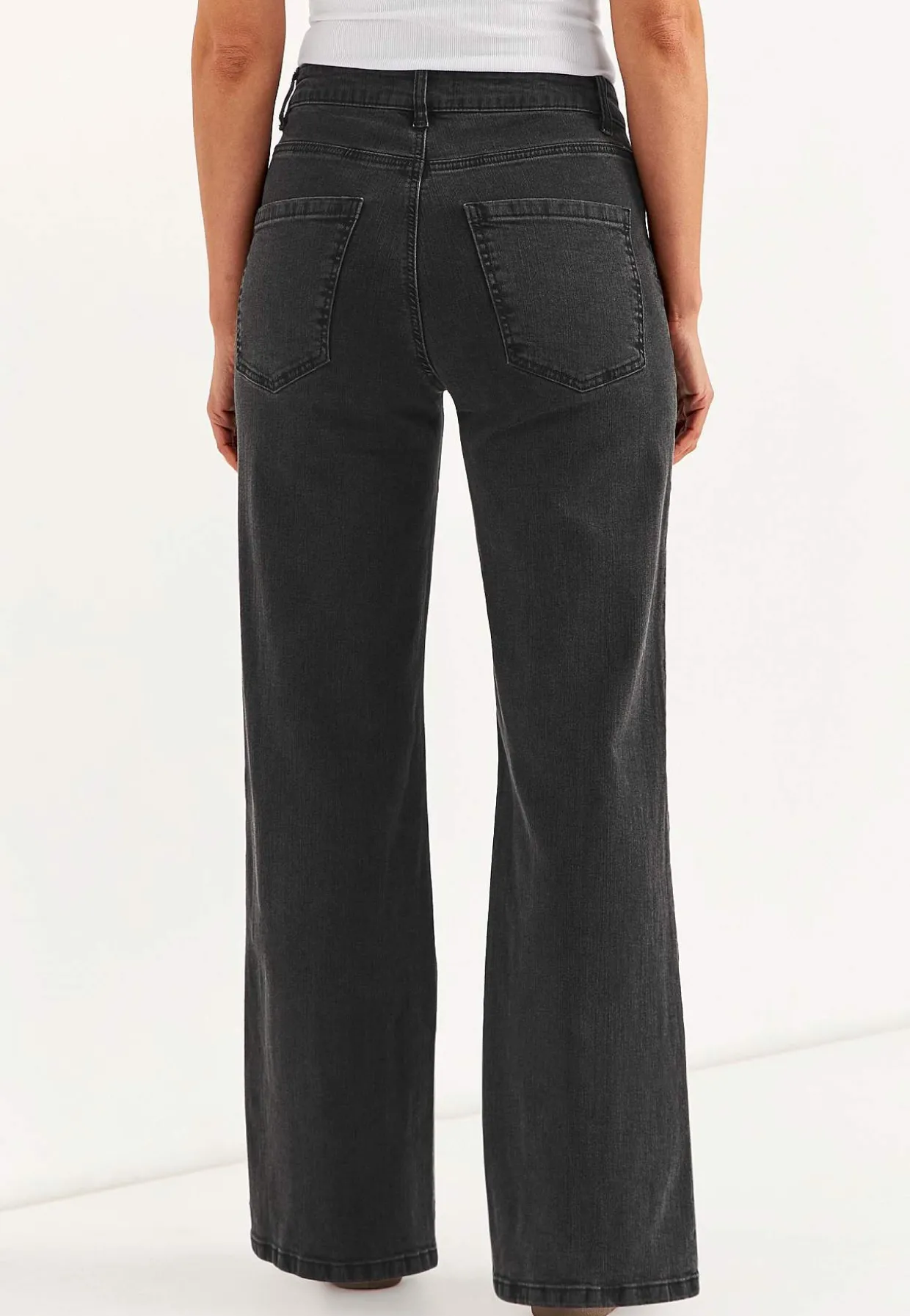 Brede jeans med høj talje Renata