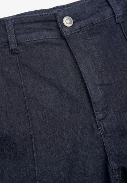 Brede jeans med syede pressefolder Mia | Cellbes