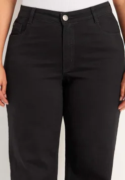 Brede, lange jeans med høj talje Renata | Cellbes