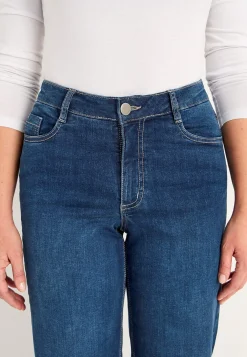 Brede, lange jeans med høj talje Renata | Cellbes