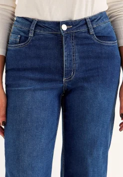 Brede, lange jeans med høj talje Renata | Cellbes